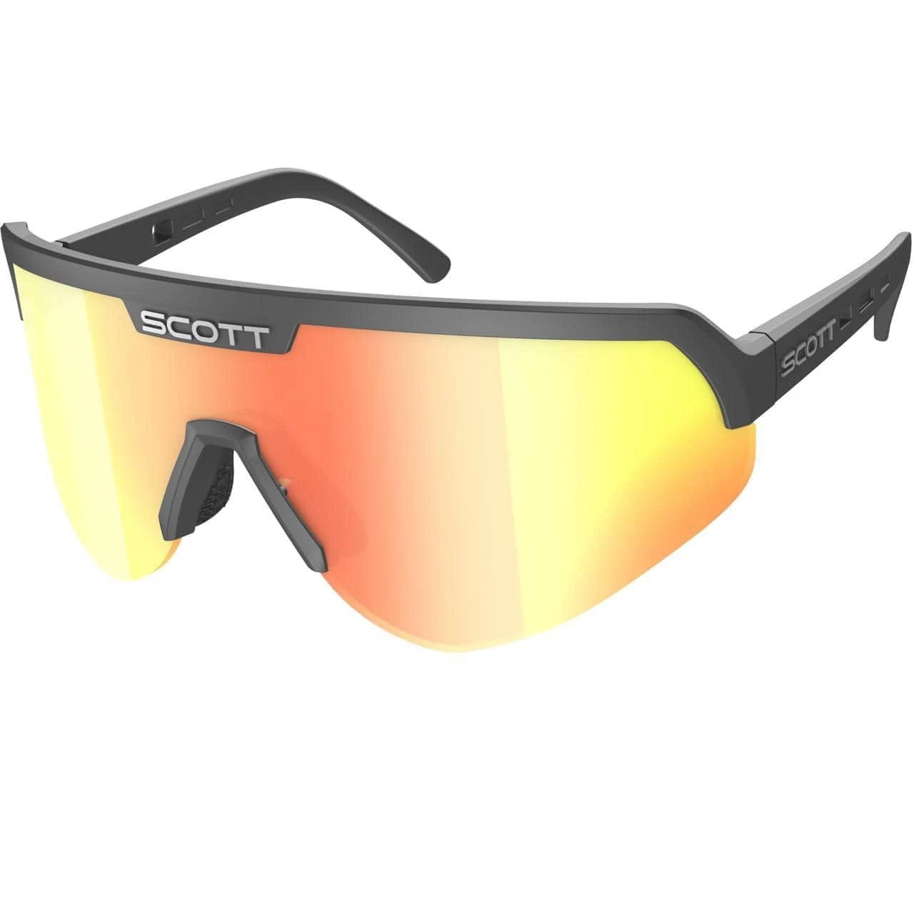 Scott Sport Shield Sunglasses Black/red Chrome 1 Scott Sport Shield Sunglasses Black/red Chrome